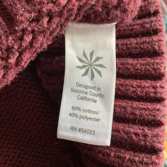 Athleta Breckenridge Maroon Turtleneck Sweater - Picture 6 of 6